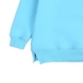 thumbnail image 3 of cfhntfmh Chandail pour Filles Garçons Molleton Confortable Col Rond Manches Longues Chandail de Base Doux Extensible Fente Latérale à Capuche, 3 of 4