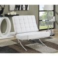 thumbnail image 2 of Bowery Hill Waffle Accent Chair in White, 2 of 2
