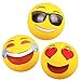 thumbnail image 3 of Coconut Float Emoji Beach Ball 12 Pack - 18 Inch Inflatable Beach Balls - Great for Summer Parties & Swim Events, 3 of 3