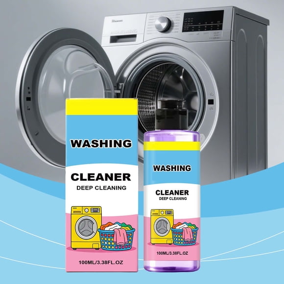 Tyidzon 100ml Washing Cleaner Descaler Deep Cleaning Liquid for Front And Top Load Washer Limescale And Odor Keep Fresh Extend Washer Safe
