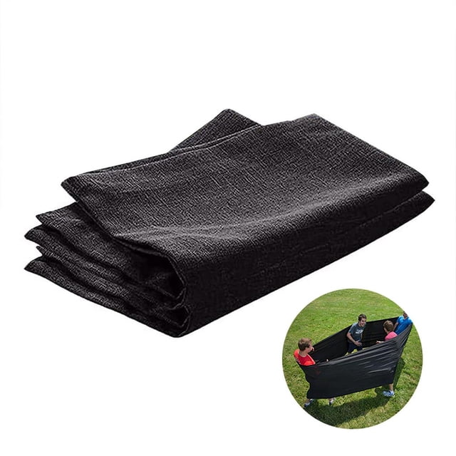 maskred Roues Stabilisatrices Tube Interactif Extensible Boucle de Renforcement de la Confiance Grande Sangle de Compression Ceinture de Train pour Activités Extérieures Jardin Noir 400*88cm