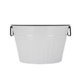 thumbnail image 3 of Hometrends White Round Tub,Dia 15", 3 of 5