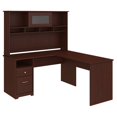 thumbnail image 1 of Bush Furniture Cabot 60W L Shaped Computer Desk with Hutch & Drawers, 1 of 8