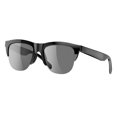 thumbnail image 1 of DEBGFS Smart Glasses,Wireless Bluetooth,IPX7 Waterproof,Bone Conduction Sound (Music&Call) for All Smart Devices - Polarized Lens Sunglasses,Black, 1 of 7