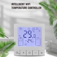 thumbnail image 4 of Riwcyla Smart Thermostat for Home WiFi Voice App Programmable Temperature Control IP20 Protection 24H Timed On/Off Digital Thermostat for 16A Electric Underfloor Heating Compatible with Home, 4 of 6
