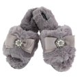 thumbnail image 3 of Pretty You London Women's Anya Slide Slipper with Bow and Rhinestone, 3 of 4