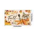 thumbnail image 3 of Yhmxh Bathroom Rugs Thanksgiving Kitchen Thickened Mat Pumpkin Oil Absorbent Foot Mat Thanksgiving Family Decoration Door Mat Home Multifunctional Pattern Mat Living Room Rug Bath Mat, 3 of 6