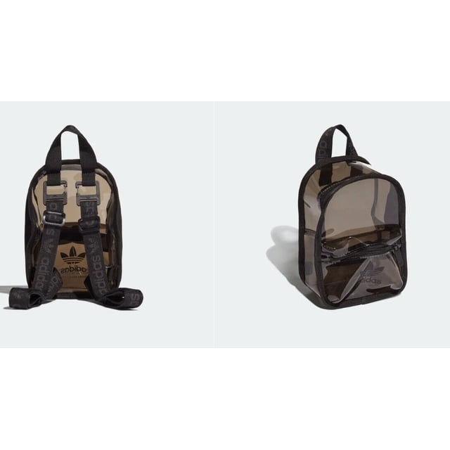 Adidas H5100 Mini Transparent Backpack Bag Black