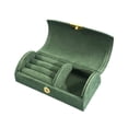 thumbnail image 2 of Bead Velvet Travel Portable Jewelry Box, Arched Small Jewelry Storage Box, Fashion Packaging Box, Fleece Material, Secure, for Travel Daily Use, 2 of 6