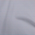 thumbnail image 1 of oneOone Rayon Medium Blue Fabric Asian Ikat Sewing Material Print Fabric by The Yard 56 Inch Wide, 1 of 4