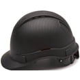 thumbnail image 3 of Pyramex Casquette Ventilée Style Ridgeline 4 Pt à Cliquet avec Suspension, Chapeau Rigide, Motif Graphite Noir, 3 of 4