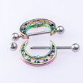 thumbnail image 4 of Nipple Ring Half Circle 3PCS Moon Nipple Piercing Ring Body Piercing Jewelry, 4 of 10