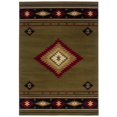 thumbnail image 1 of Oriental Weavers Hudson 3'10" x 5'5" Machine Woven Rug in Green, 1 of 1