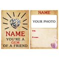 thumbnail image 1 of Customized Valentines Day Gifts for Kids Holiday Greeting Cards Name Photo Texts B0Y7, 1 of 9