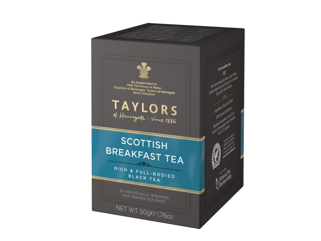 Taylors of Harrogate Scottish Breakfast Black Tea Bags, 50 G