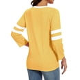 thumbnail image 4 of Timegard Hauts pour Femmes Grande Taille Col Rond Manches 3/4 T-Shirts Confortables Tunique Décontractée pour Porter avec des Leggings, 4 of 4