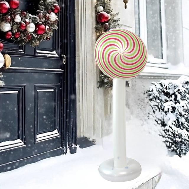 mtvxesu Christmas Inflatable Lollipop Decorations for Holiday Party Outdoor Yard Decor - 120Cm Pvc Inflatable - 1 Count