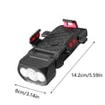 thumbnail image 3 of Bicycle Headlight with Phone Mount & Horn - 500 Lumen USB Rechargeable Cycling Safety Light System, 3 of 8