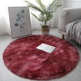 thumbnail image 1 of Bgsha Ultra Soft Round Area Rug Circular Shaggy Rug Fluffy Area Rugs Plush Circle Floor Carpet Mat for Teens Girls Baby Bedroom Living Room Floor Decor, 1 of 10