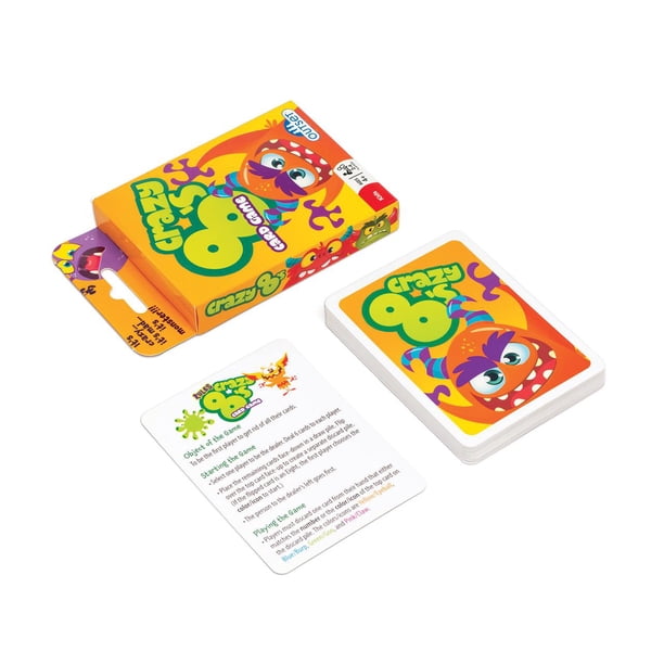 Crazy 8's Card Game - The Classic Game of Monstrous Mayhem