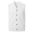 thumbnail image 4 of Gilet en Tricot Classique avec Boutons devant pour Usage Quotidien Décontracté et Professionnel - Gilet en Tricot Sans Manches Élégant pour Garde-Robe Homme, 4 of 7
