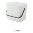 thumbnail image 4 of Youkk Sturdy And Durable Wall Mounted Trash Cans For Clean Household Environment white 7L, 4 of 6