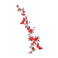 thumbnail image 1 of Handmade Embroidered Floral Patch Craft For Fabric Decoration Knitted Applique Artwork Ten Styles Sewing Patch For Clothes Bags Dress Jackets Jeans R Epair Decoration, 1 of 4