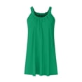 thumbnail image 4 of Robe Courte d'Été pour Femme de Plage - par-Dessus de Bikini, Sans Manches Évasée, Robe T-Shirt Décontractée Mini, Polyester, Tailles P - TTG, 4 of 4