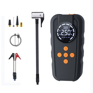 Pompe de gonflage portative de démarrage de saut de voiture 6000A Avec 150Psi Affichage Lcd et chargeur de type C pour 12V Véhicules Inflation d'urgence de départ et de pneus