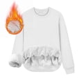 thumbnail image 4 of QIPOPIQ Chandail en Molleton Ras du Cou pour Hommes Manches Longues Décontracté Chaud en Polaire Chandail Liquidation, 4 of 9