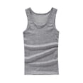 thumbnail image 4 of TIMIFIS Mens Tank Top Casual Basic Workout Sleeveless Undershirt Summer Solid Color Crew Neck Athletic Muscle A-Shirt, 2 Pack, 4 of 5