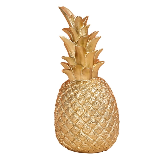 Bgsha Ornements en Résine Ananas pour Entrée Bibliothèque Armoire à Vin Décoration de table à Manger