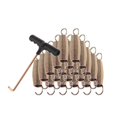 thumbnail image 3 of bedienty 20 Pcs Ressorts de Trampoline Robustes Accessoires de Trampoline Résistants aux Intempéries 10cm Argent 9cm, 3 of 6