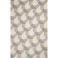 thumbnail image 1 of HomeRoots 353102 5 x 8 ft. Wool Ivory & Grey Area Rug, 1 of 1