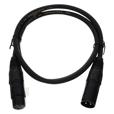 KAKOWELY xlr cable Xlr Cable 1m Male To Female Microphone Cord 3-pin Speaker System Mic Cable39.37"X0.71"X0.71"