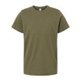thumbnail image 1 of Youth Fine Jersey Tee, L, Military Green, 1 of 1