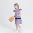 thumbnail image 5 of Économies d'Été! Robe d'Été pour Enfants, Robes Décontractées pour Filles en Solde, Robe d'Été à Manches à Volants pour Filles 4-14T, 5 of 5