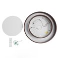 thumbnail image 2 of Plafonnier DEL Encastré, Luminaires de Plafond à Intensité Réglable 3000K à 6000K avec Télécommande, Lampe de Plafond Ronde Ultrafine à Profil Bas pour Chambre, Cuisine, Salon, 2 of 7