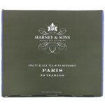Harney & Sons, Paris, Fruity Black Tea with Bergamot, 50 Tea Bags, 3.17 oz (90 g)