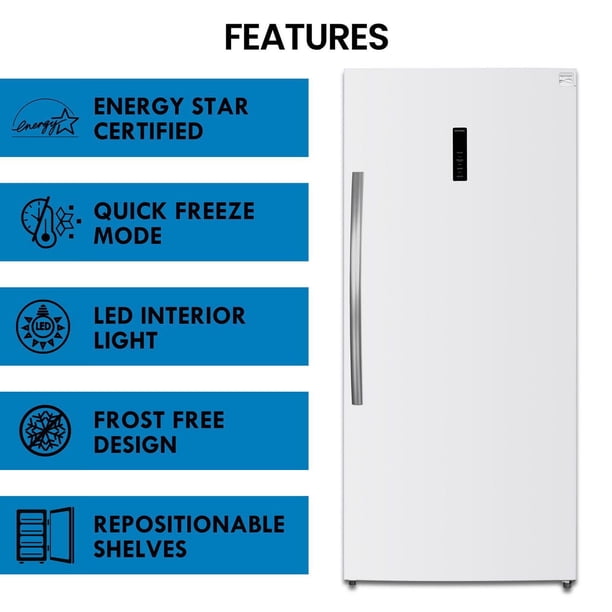 Kenmore 21 Cu. Ft. Convertible Upright Freezer/Refrigerator