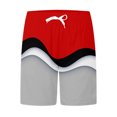 thumbnail image 3 of Diufon Men's Athletic Shorts Cotton Linen Drawstring Waisted Outdoor Sport Shorts Spring Summer Shorts with Pockets, 3 of 4