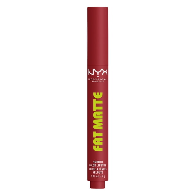 NYX Professional Makeup Fat Matte Smooth Color Lipstick, Mauve Cloud (Mauve)