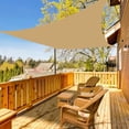thumbnail image 4 of Ovzne Sun Protection Triangular Shade Garden Swimming Pool AntiUV Shade Cloth Tarpaulin On Clearance, 4 of 5
