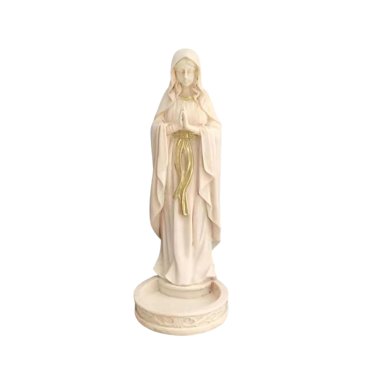 Tachiuwa Statue de 8 Pouces Catholique de la Bienheureuse Mère Mary Notre-Dame de Lourdes Décorative