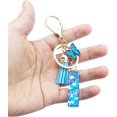 thumbnail image 3 of ORUYROP Initials Letter Keychain Blue Tassel Butterfly Pendant for Women Girls Wallet Backpack Purses, 3 of 3