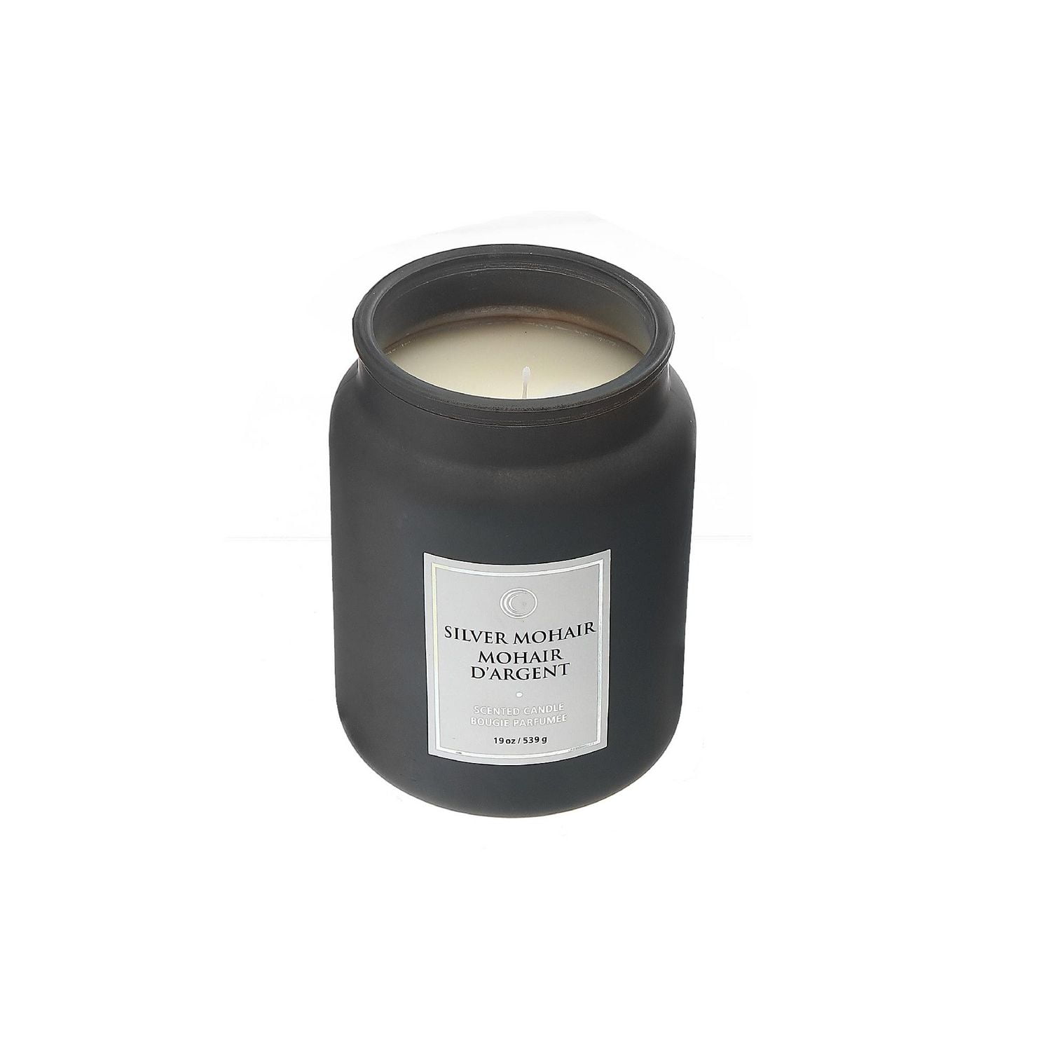 19 Oz Bougie Parfumée De Luxe Avec Couvercle En Verre (Silver Mohair) - Ensemble De 2