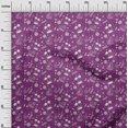 thumbnail image 3 of oneOone Polyester Spandex Dark Magenta Fabric Beach Sewing Material Print Fabric By The Yard 56 Inch Wide, 3 of 4