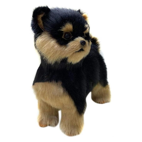 EQWLJWE Plush Toys Simulation Toys Yorkshire Dog Toys Simulation Animal Models Children's Gifts Xmas Gifts