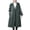 e2-green trench coat, variant on UPPADA Long Pea Coat for Womens Fall Winter Wool Coats Lightweight Warm Trench Coats Breasted Midi Peacoat Trench Coats with Pockets Army Green,Free Size
