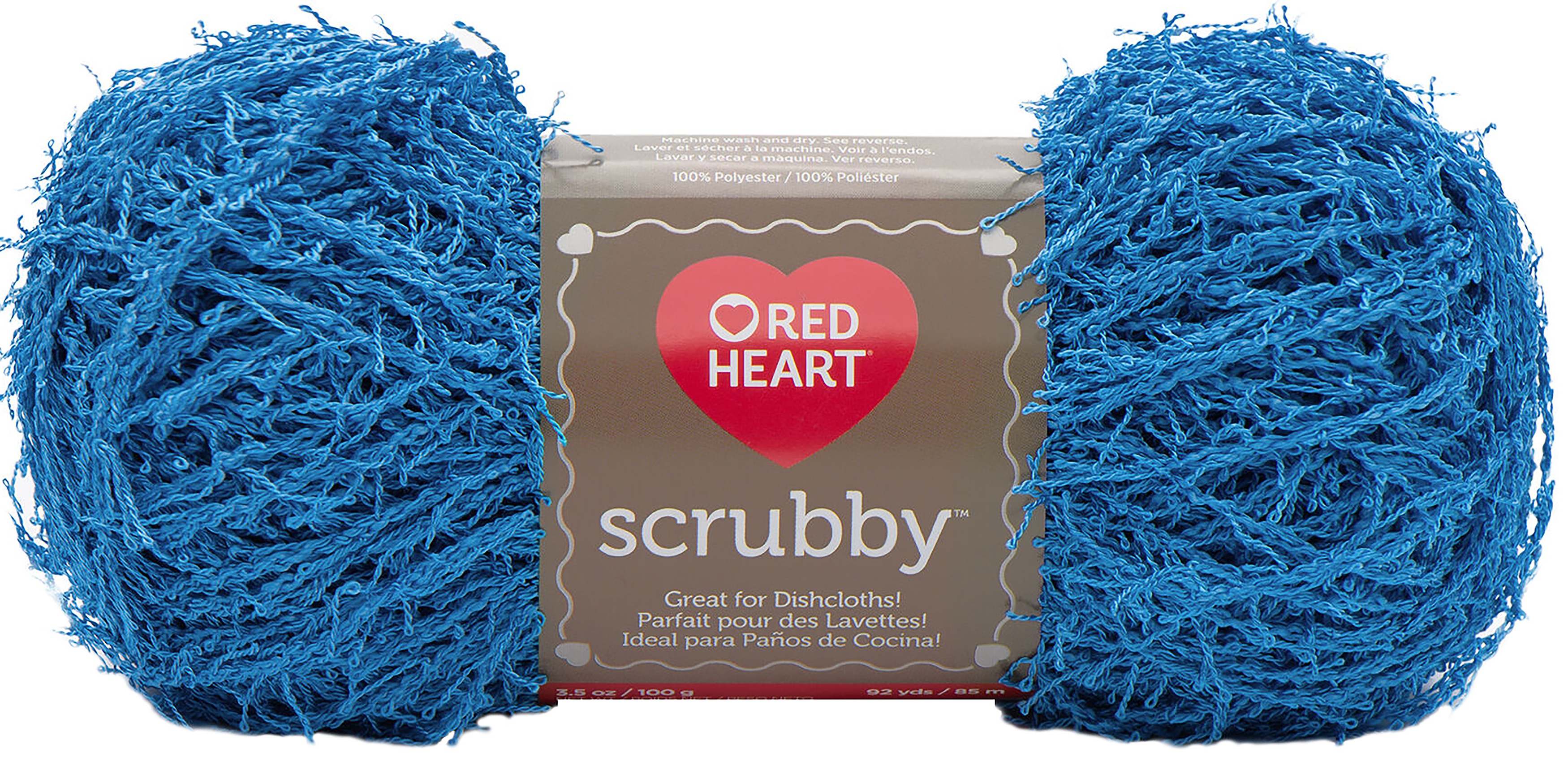 Red Heart® Fil Scrubby™, Polyester #4 Moyen, 3,5oz/100g, 92 Yards